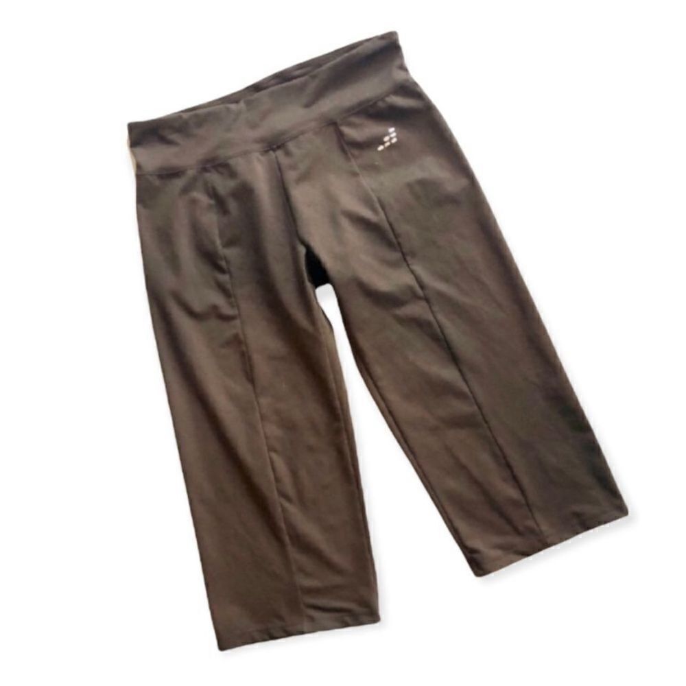 Womens BCG Brown Dry Fit Athletic Capris - Sz M